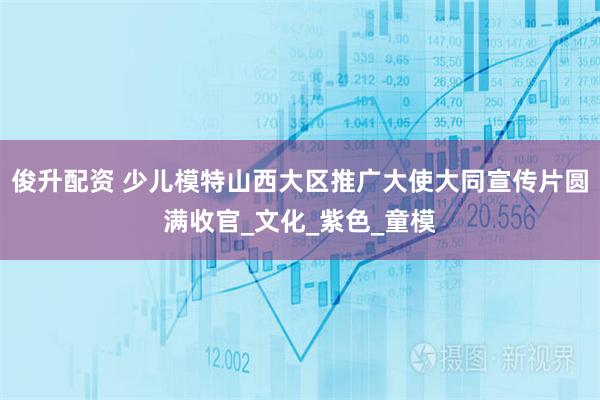 俊升配资 少儿模特山西大区推广大使大同宣传片圆满收官_文化_紫色_童模