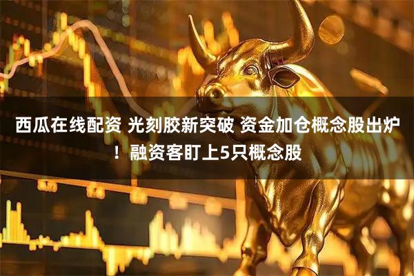 西瓜在线配资 光刻胶新突破 资金加仓概念股出炉！融资客盯上5只概念股